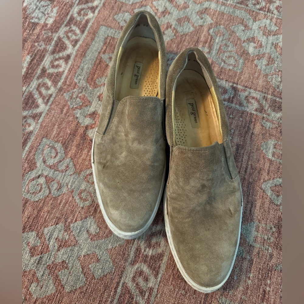 Paul Green suede slip-ons